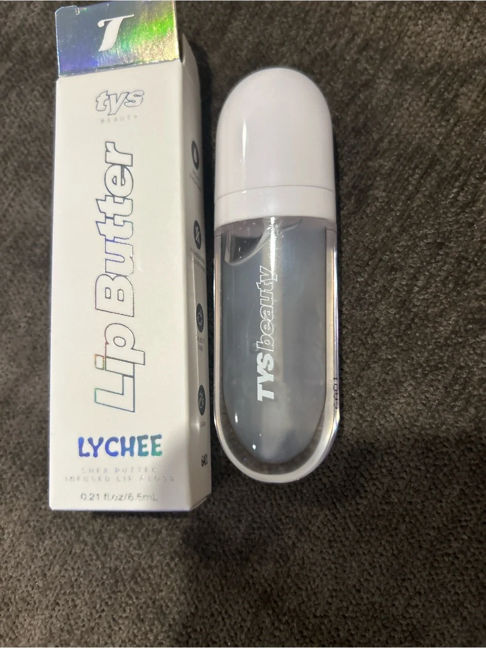 tys Beauty Lychee Lip Butter Hydrating Lip Gloss NIB